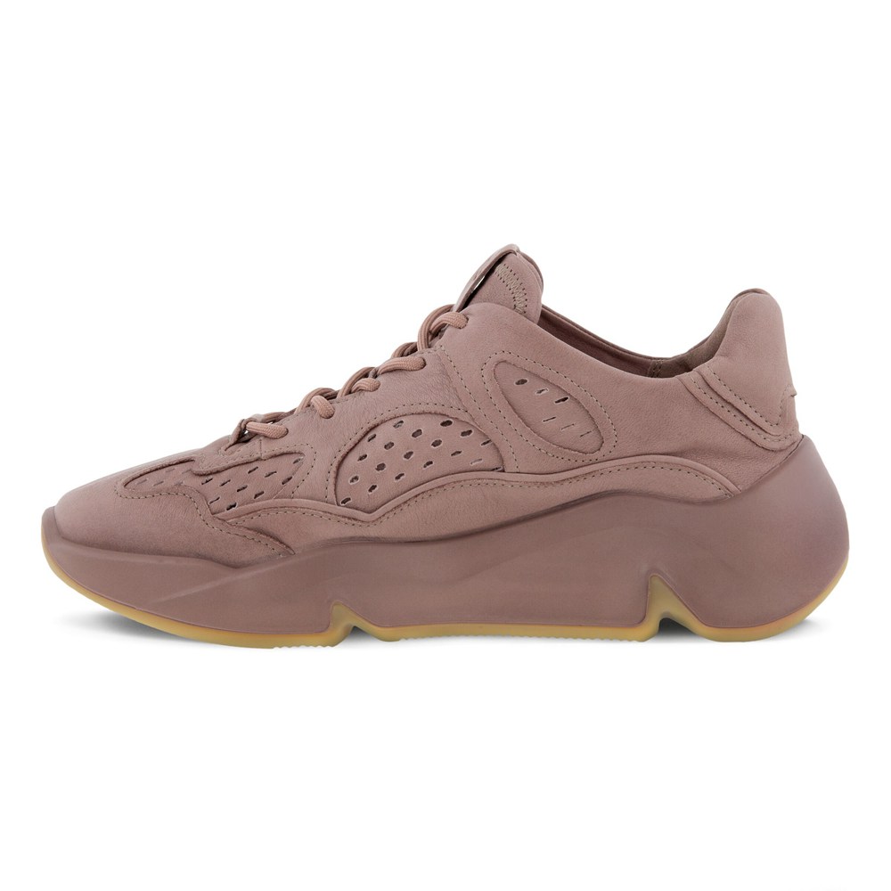 ECCO Womens Sneakers Pink - Chunky Laced - TAI-752103